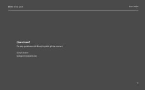 Envy Brand Style Guide Page 15