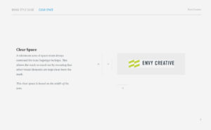 Envy Brand Style Guide Page 7