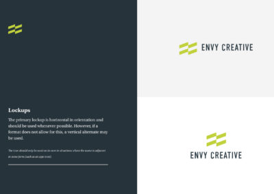Envy Brand Style Guide Page 8
